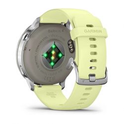 Смарт-годинник Garmin Venu 4 45mm Silver Bezel with Citron Silicone Band (010-03014-02) - Картинка 4