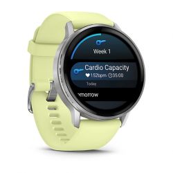 Смарт-годинник Garmin Venu 4 45mm Silver Bezel with Citron Silicone Band (010-03014-02) - Картинка 8
