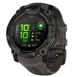 �����-���� Garmin Instinct 3 50mm AMOLED Black with Charcoal Silicone Band (010-03020-40)