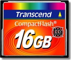 CompactFlash 16Gb Transcend 133X (TS16GCF133)
