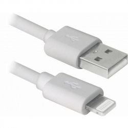  REAL-EL USB-C-Lightning, 2 White (4743304104697)