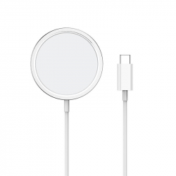 Зарядний пристрій бездротовой СolorWay MagSafe Charger 15W for iPhone (White) - Картинка 2