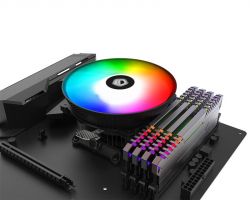 ����� ������������ ID-Cooling DK-03 Rainbow, Intel: 1200/1151/1150/1155/1156/775, AMD: AM4/AM3+/AM3/AM2+/AM2/FM2+/FM2/FM1, 120�120�63 ��, 4-pin PWM - �������� 5