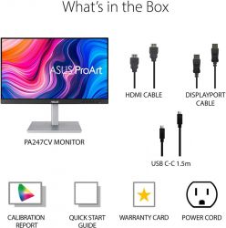 Монітор ASUS 23.8" PA247CV Black - Картинка 6