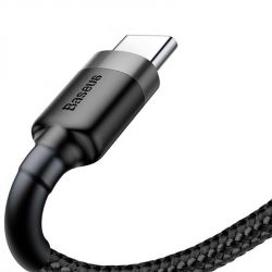   USB 3.1 AM to Type-C 0.5m 3A grey-black Baseus (CATKLF-AG1) -  3