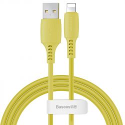  Baseus Colourful USB-Lightning, 2.4A, 1.2 Yellow (CALDC-0Y)