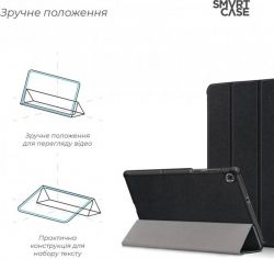 - Armorstandart Smart Case  Lenovo Tab M10 Plus TB-X606 Black (ARM58618) -  4