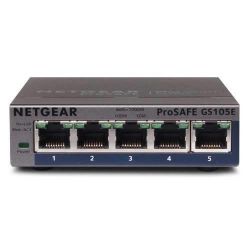 NETGEAR  GS105E 5xGE,  L2 GS105E-200PES -  1