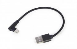  USB - USB Type-C 0.2  Cablexpert Black,  (CC-USB2-AMCML-0.2M) -  2