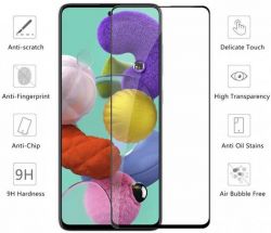 Захисне скло Drobak для Samsung Galaxy A51 SM-A515 Black (454517) - Картинка 5