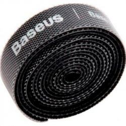    Baseus Colourful Circle Velcro Strap 1 Black (ACMGT-E01) -  1