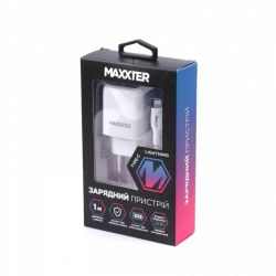    Maxxter (1USB3) QC3.0 White (WC-PD-CtL-01) +  Lightning -  4