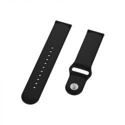Силіконовий ремінець BeCover для Samsung Galaxy Watch 42mm/Watch Active/Active 2 40/44mm/Watch 3 41mm/Gear S2 Classic/Gear Sport Black (706176) - Картинка 3