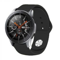 Силіконовий ремінець BeCover для Samsung Galaxy Watch 42mm/Watch Active/Active 2 40/44mm/Watch 3 41mm/Gear S2 Classic/Gear Sport Black (706176) - Картинка 4