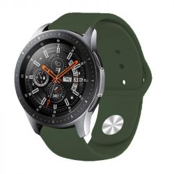 Силіконовий ремінець BeCover для Samsung Galaxy Watch 42mm/Watch Active/Active 2 40/44mm/Watch 3 41mm/Gear S2 Classic/Gear Sport Green (706187) - Картинка 4