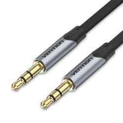  Vention Audio 3.5 mm - 3.5 mm, 1 m, Metal Type, Silver/Black (BAPHF)