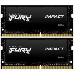  '   SoDIMM DDR4 64GB (2x32GB) 3200 MHz Fury Impact Kingston Fury (ex.HyperX) (KF432S20IBK2/64) -  1