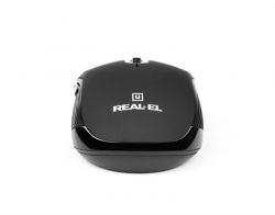 Мишка REAL-EL RM-330 Wireless Black - Картинка 5