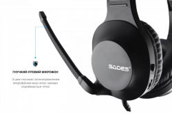 Наушники Sades SA-721 Spirits Black (sa721bkj) - Картинка 5