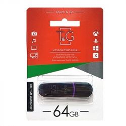 USB Flash Drive 64Gb T&G 012 Classic series Black, TG012-64GBBK -  1