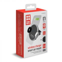 ������������� ���������� ColorWay AutoSense Car Wireless Charger 2 10W Black (CW-CHAW035Q-BK) - �������� 8