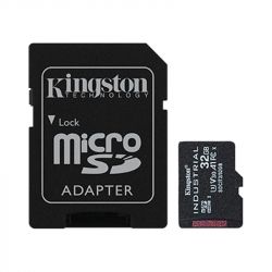   MicroSDHC 32GB UHS-I/U3 Class 10 Kingston Industrial + SD-adapter (SDCIT2/32GB) -  1