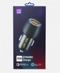 ������������ �������� ������� Luxe Cube 36W (2USB�3A) Black (4446689880957) - �������� 2