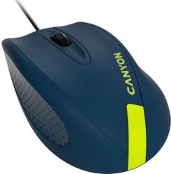  Canyon M-11, Dark Blue/Yellow, USB,  1000 dpi, 3 , 1.5  (CNE-CMS11BY) -  3