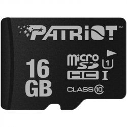 Карта пам`ятi MicroSDHC 16GB UHS-I Class 10 Patriot LX (PSF16GMDC10)