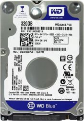 HDD 2.5" SATA  320GB WD Blue 5400rpm 8MB (WD3200LPVX) Refurbished