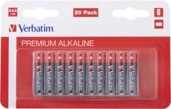  Verbatim Alkaline AAA/LR03 BL 20