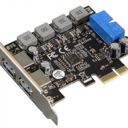   Frime (ECF-PCIEtoUSB006.LP) PCI-E to USB3.0 (2 ) 3A/+19pin NEC720201 -  2