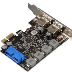   Frime (ECF-PCIEtoUSB006.LP) PCI-E to USB3.0 (2 ) 3A/+19pin NEC720201 -  3