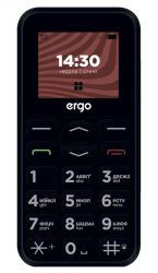 Мобильный телефон Ergo R181 Dual Sim Black (R181 black)