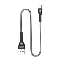 ������ ColorWay USB-USB Type-C, braided cloth, 3�, 1�, Gray (CW-CBUC041-GR) - �������� 2