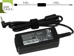 Блок живлення 1stCharger для ноутбуків Samsung 40W 12V 3.33A 2.5x0.7 силовий кабель Retail BOX (AC1STSA40WB) - Картинка 2