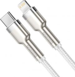 ������ Baseus Cafule Metal USB-C-Lightning, 1� White (6953156202078) - �������� 2