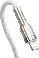 ������ Baseus Cafule Metal USB-C-Lightning, 1� White (6953156202078) - �������� 4