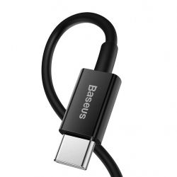  Baseus Superior Fast Charging USB-C-Lightning, 1 Black (CATLYS-A01) -  3