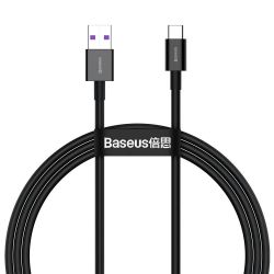  Baseus Superior Fast Charging USB-USB-C, 1 Black (CATYS-01)