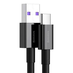 Кабель Baseus Superior Fast Charging USB-USB-C, 1м Black (CATYS-01) - Картинка 2