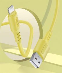  ColorWay USB-Lightning, soft silicone, 2.4, 1, Yellow (CW-CBUL043-Y) -  5