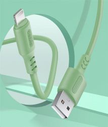  ColorWay USB-Lightning, soft silicone, 2.4, 1, Green (CW-CBUL042-GR) -  3