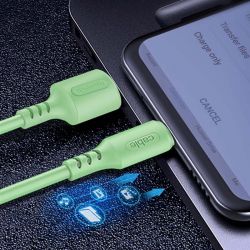  ColorWay USB-Lightning, soft silicone, 2.4, 1, Green (CW-CBUL042-GR) -  6