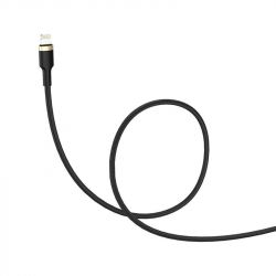Кабель USB - Lightning 0.35-1.5 м ColorWay Black, 2.4A (CW-CBUL051-BK) - Картинка 2