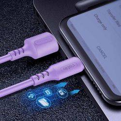  ColorWay USB-microUSB, soft silicone, 2.4, 1, Purple (CW-CBUM044-PU) -  6