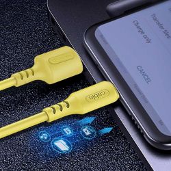  ColorWay USB-microUSB, soft silicone, 2.4, 1, Yellow (CW-CBUM043-Y) -  5