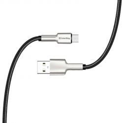  ColorWay USB-microUSB, head metal, 2.4, 1, Black (CW-CBUM046-BK) -  4