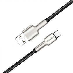  ColorWay USB-USB Type-C, head metal, 2.4, 1, Black (CW-CBUC046-BK) -  3