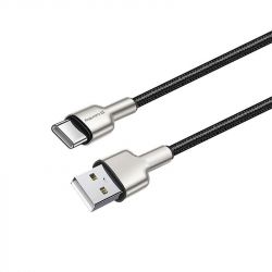 Кабель ColorWay USB-USB Type-C, head metal, 2.4А, 1м, Black (CW-CBUC046-BK) - Картинка 4